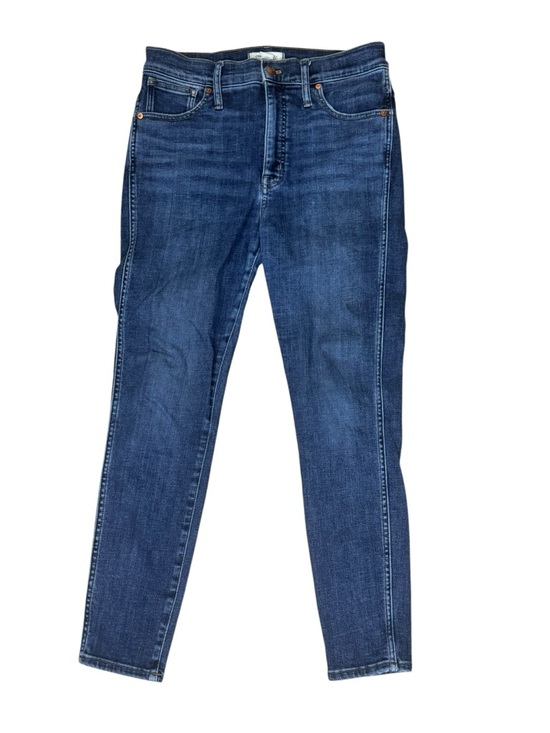 Madewell Denim - Madewell 10” Women’s High Rise Skinny Denim Jeans, Medium Wash Indigo, Size 30